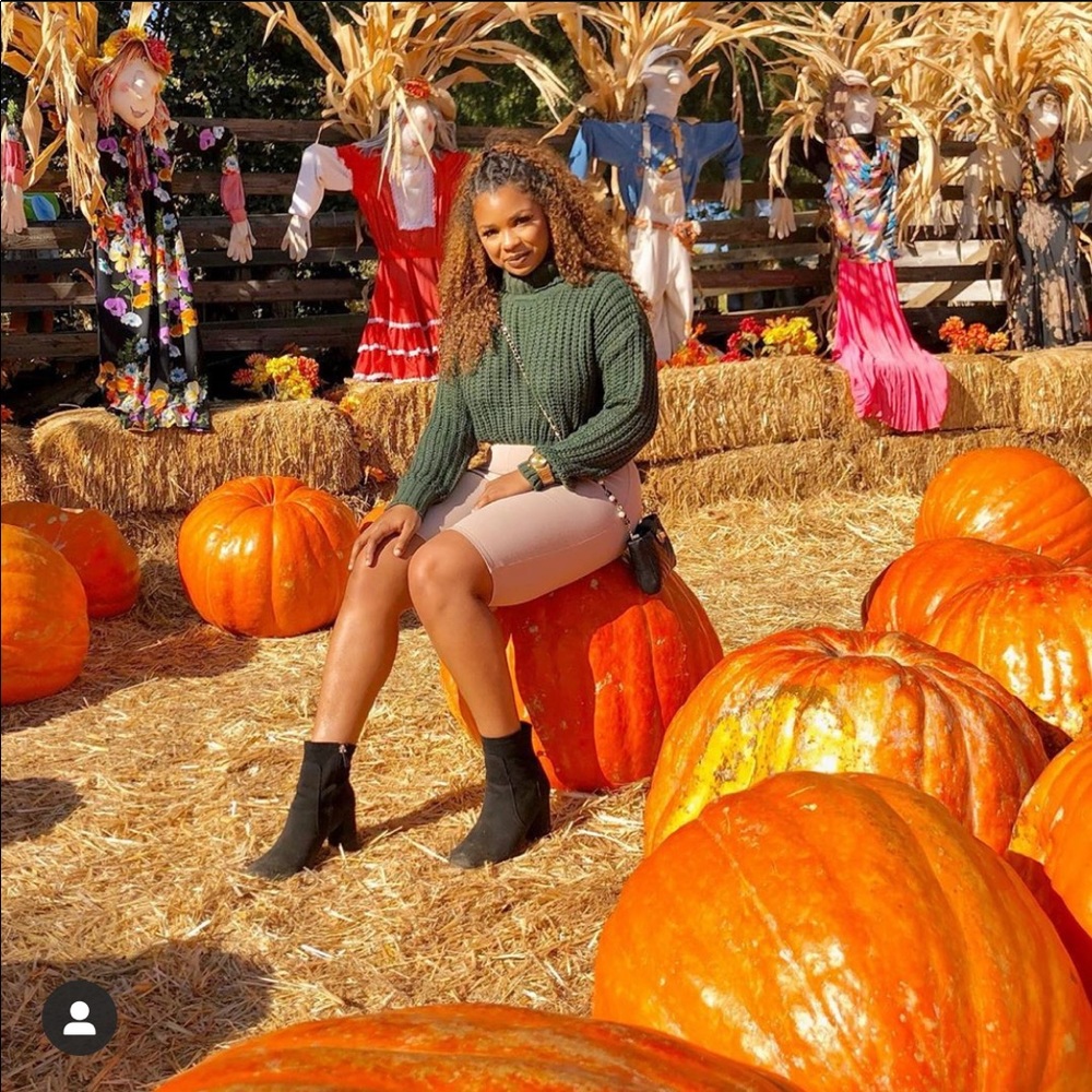 Fashion nova Turtleneck cropped sweater